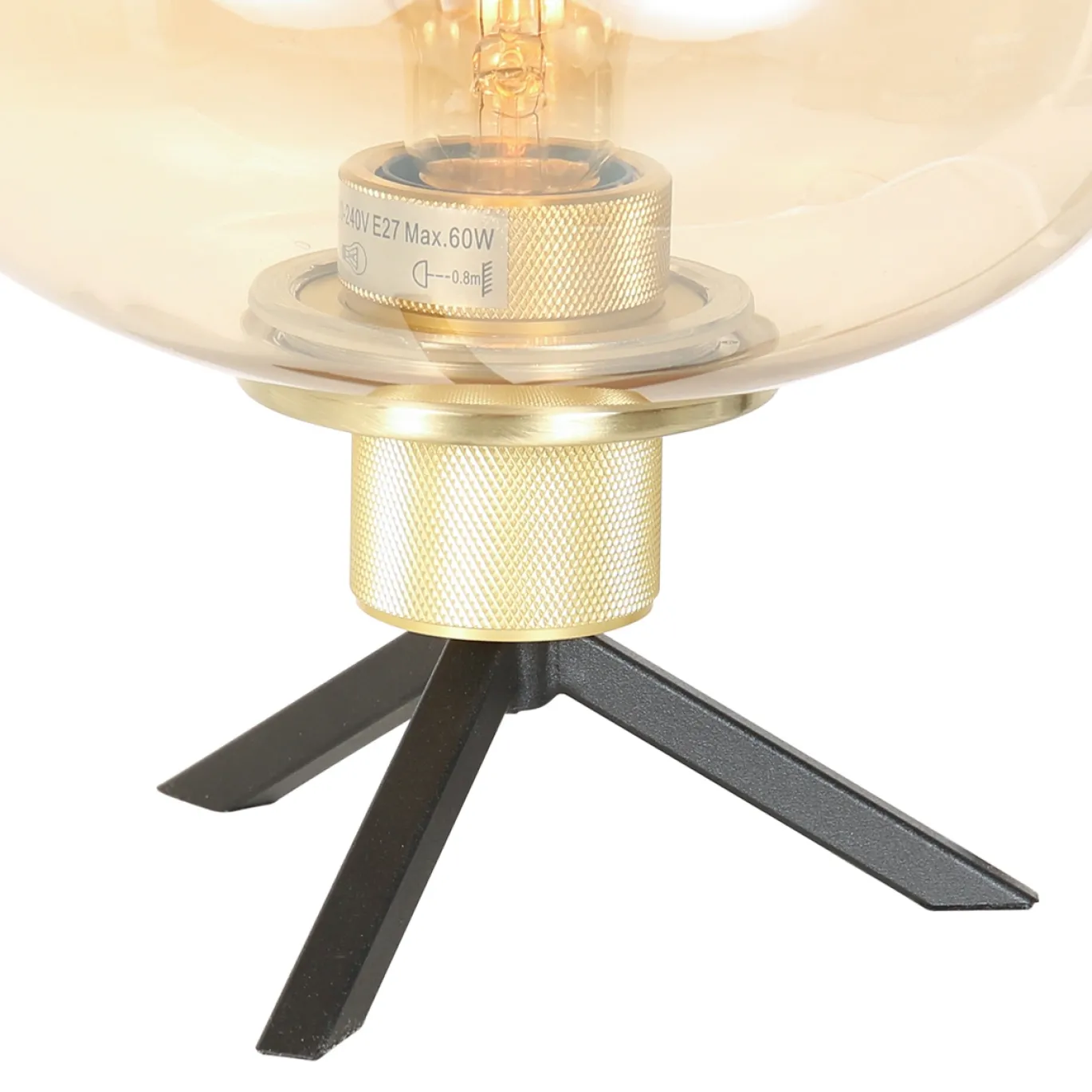 Steinhauer Tafellamp Reflexion Disk Messing Ø22cm