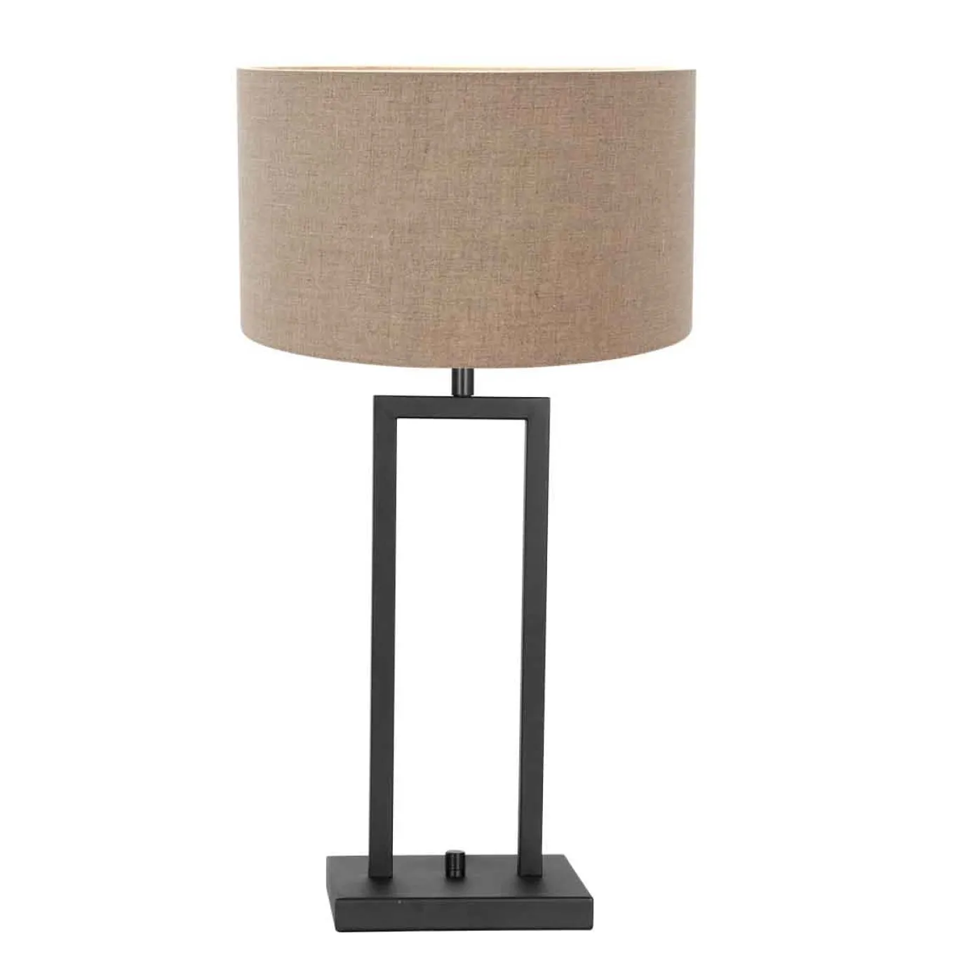 Steinhauer Tafellamp Stang Double Grof Linnen Grijs