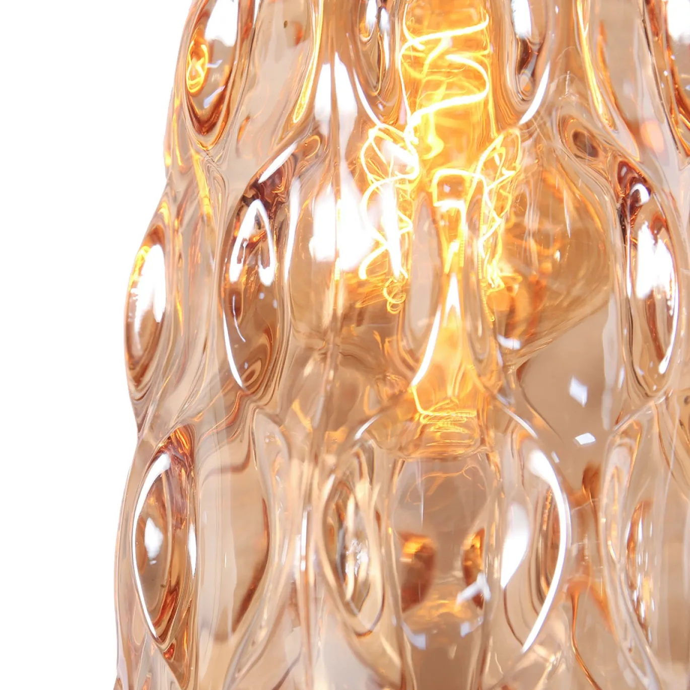 Steinhauer Tafellamp Vidrio 1-Lichts Amber Glas