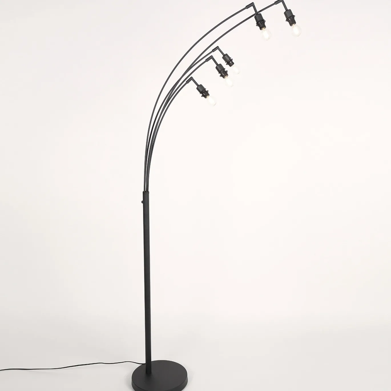 Steinhauer Vloerlamp Bambus 5-Lichts Bamboe Naturel