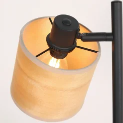 Steinhauer Vloerlamp Bambus 2-Lichts Bamboe Naturel