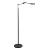 Steinhauer Vloerlamp Soleil Zwart met Zwenkarm & Accu