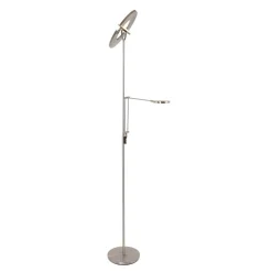 Steinhauer Vloerlamp Soleil Grijs met Leesarm