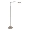 Steinhauer Vloerlamp Soleil Grijs met Zwenkarm & Accu