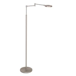 Steinhauer Vloerlamp Soleil Grijs met Zwenkarm & Accu