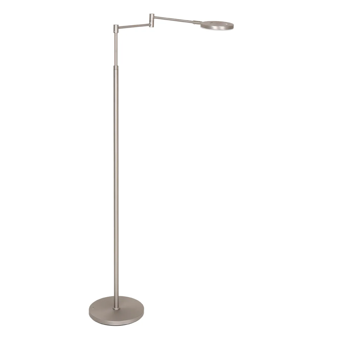 Steinhauer Vloerlamp Soleil Grijs met Zwenkarm & Accu