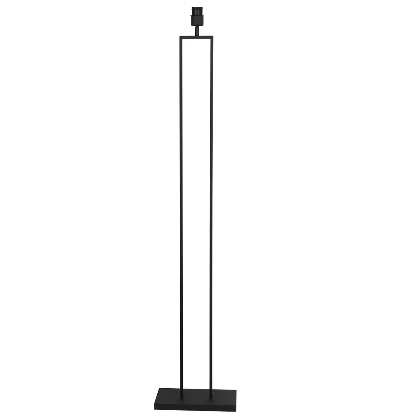 Steinhauer Vloerlamp Stang Linnen Zwart/Goud