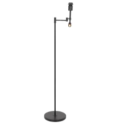 Steinhauer Vloerlamp Stang met Leeslamp Metaal Zwart