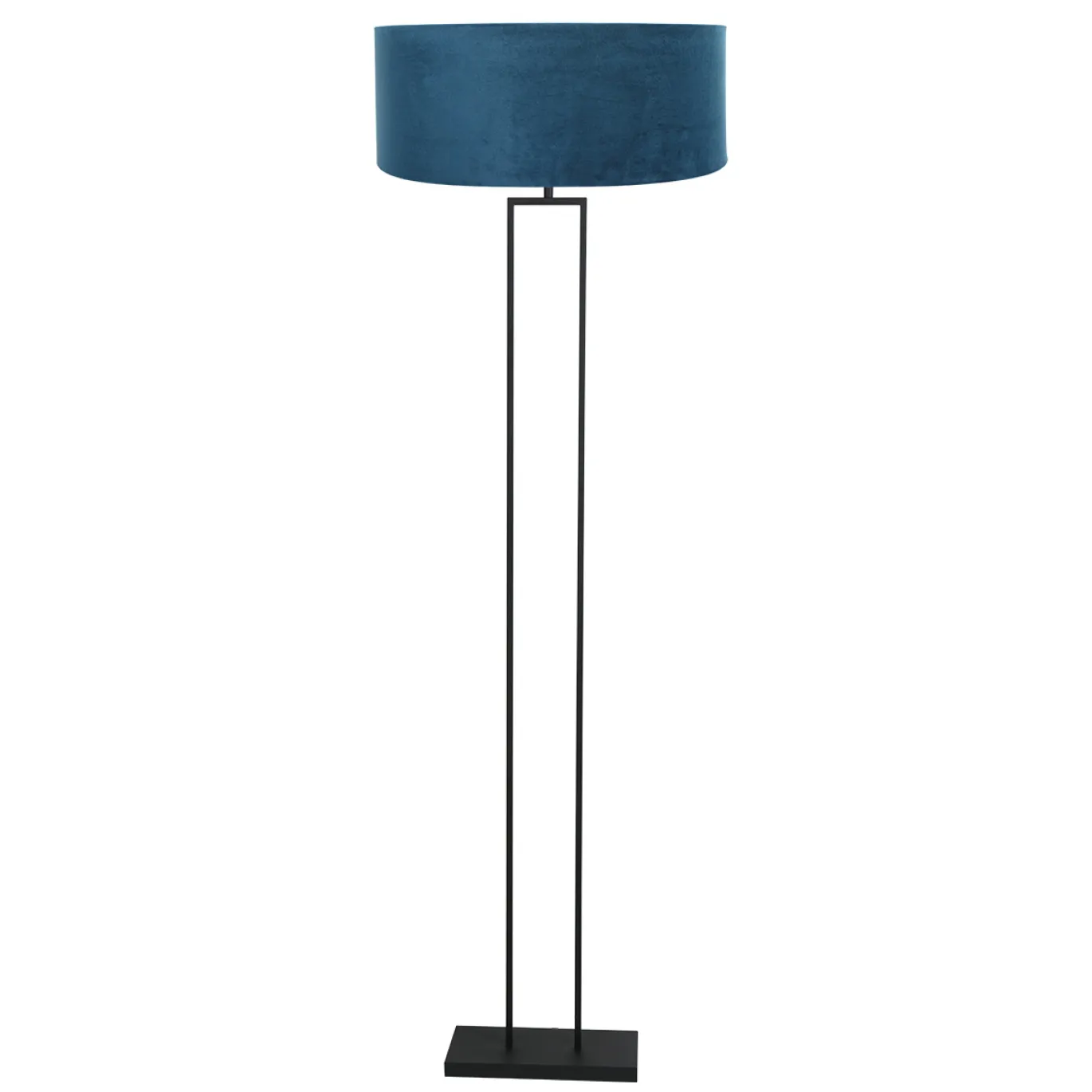 Steinhauer Vloerlamp Stang Velours Blauw