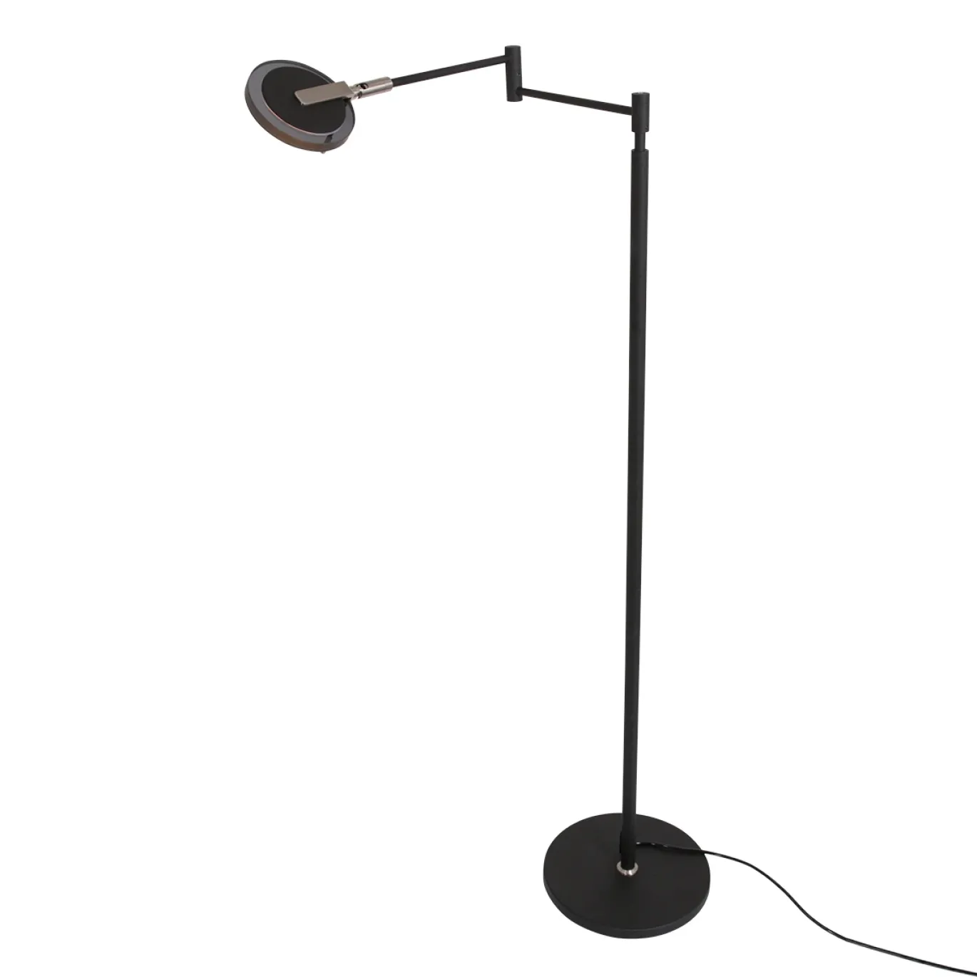 Steinhauer Vloerlamp Turound Knik Arm Zwart