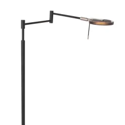 Steinhauer Vloerlamp Turound Knik Arm Zwart