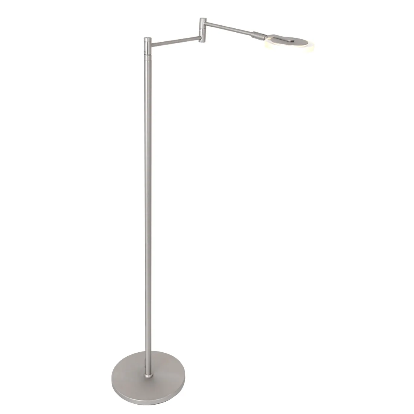Steinhauer Vloerlamp Turound Knik Arm Grijs