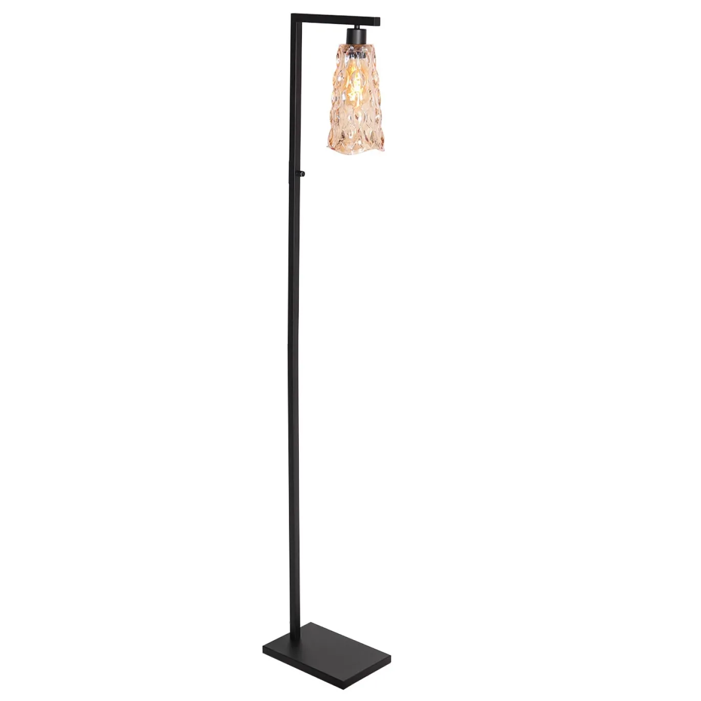 Steinhauer Vloerlamp Vidrio 1-Lichts Amber Glas