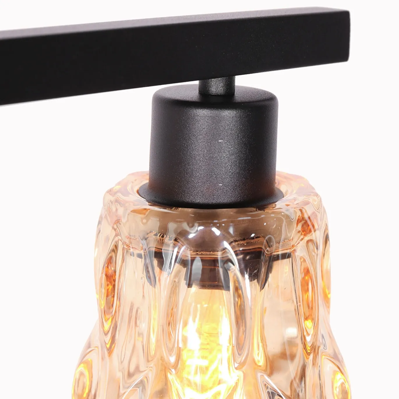 Steinhauer Vloerlamp Vidrio 1-Lichts Amber Glas