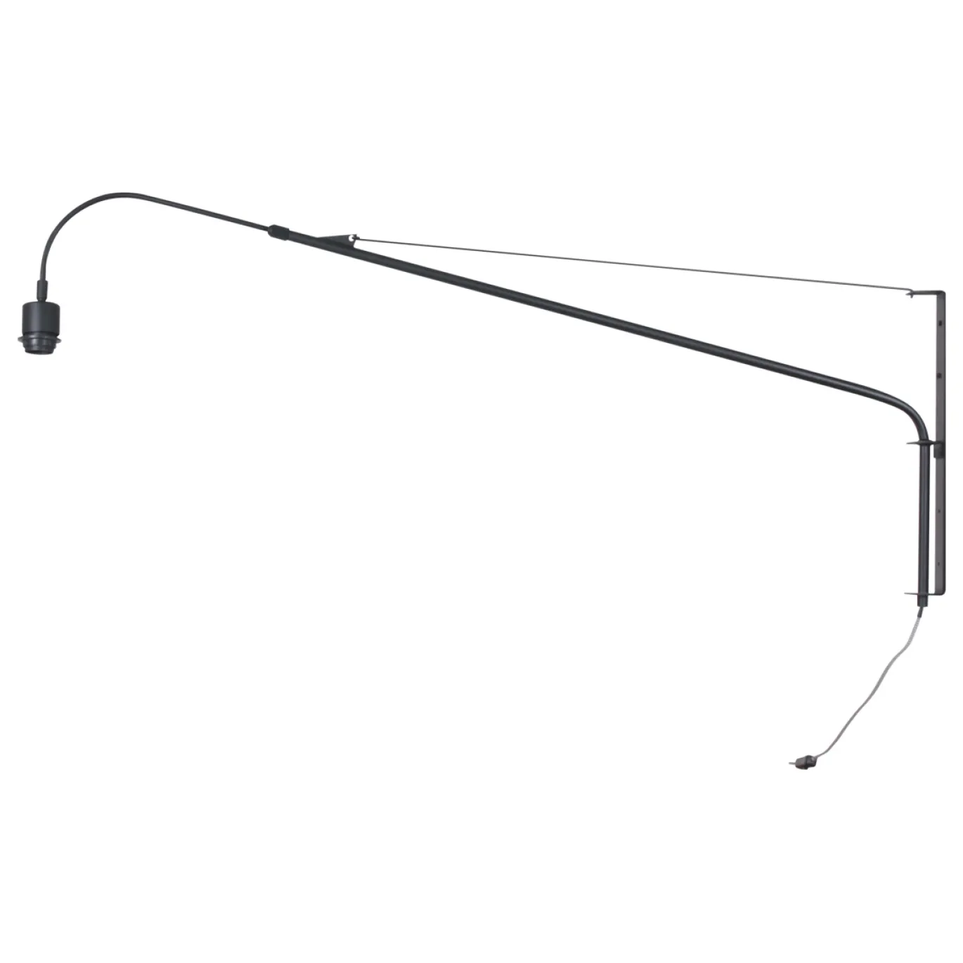 Steinhauer Wandlamp Elegant Classy Zwart Gras Naturel