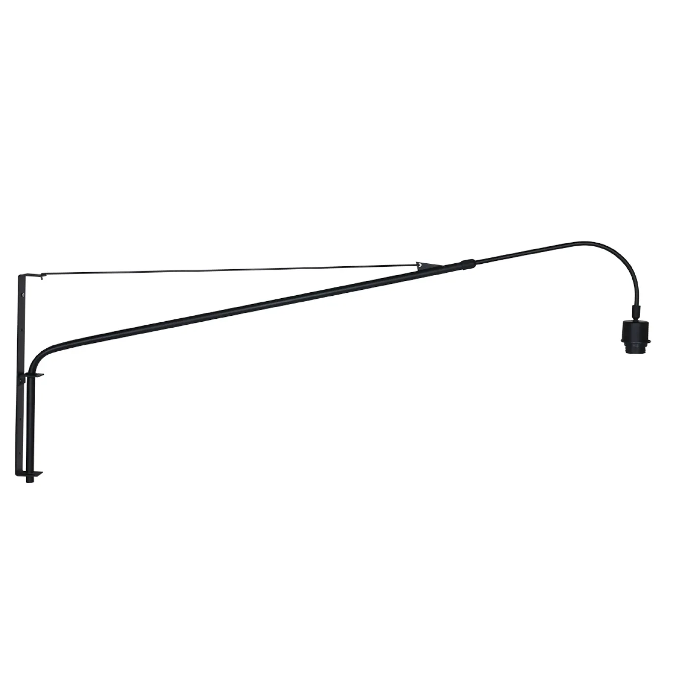 Steinhauer Wandlamp Elegant Classy Zwart Velours Blauw