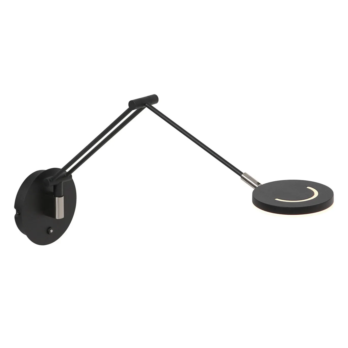 Steinhauer Wandlamp Soleil Zwart met Verstelbare Arm