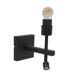 Steinhauer Wandlamp Stang met Leeslamp Velours Groen