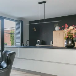 Steinhauer Zelena Hanglamp Zwart 155cm