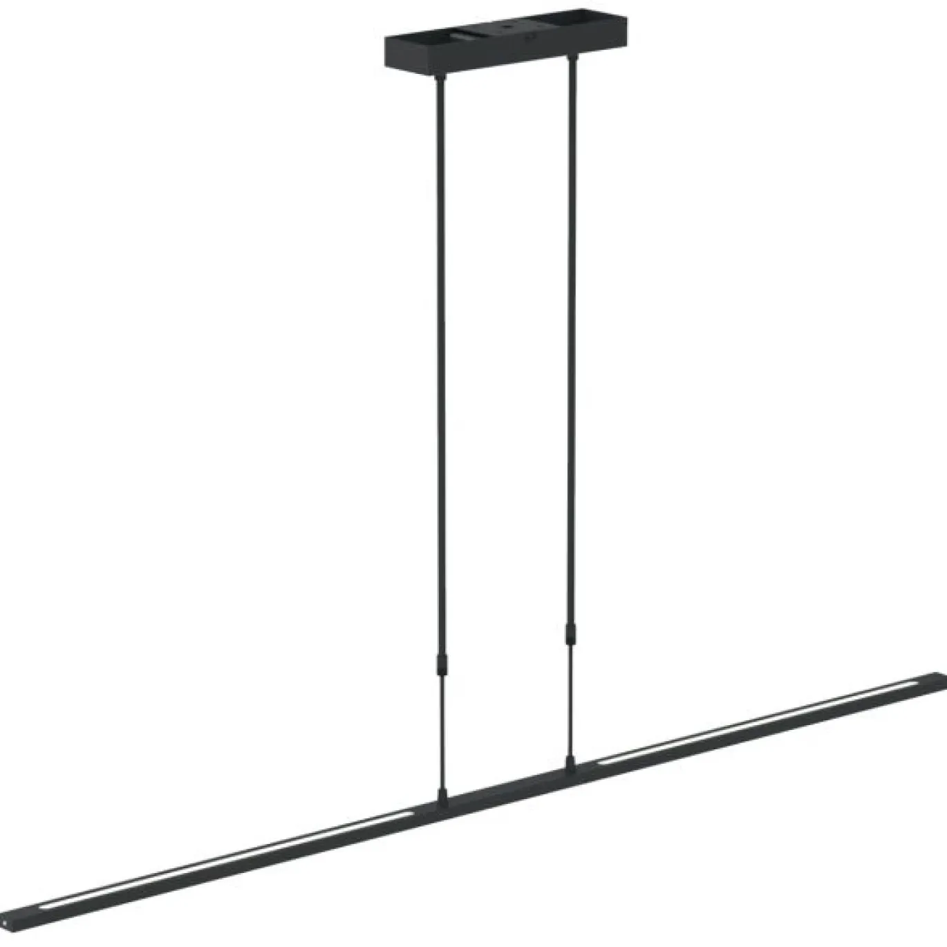 Steinhauer Zelena Hanglamp Zwart 155cm