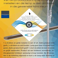Steinhauer Zelena Hanglamp Zwart 155cm