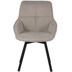 Stoel Shannon Beige Draaibaar - Giga Meubel