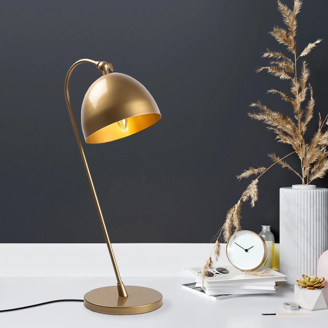 Tafellamp Acuka Goud
