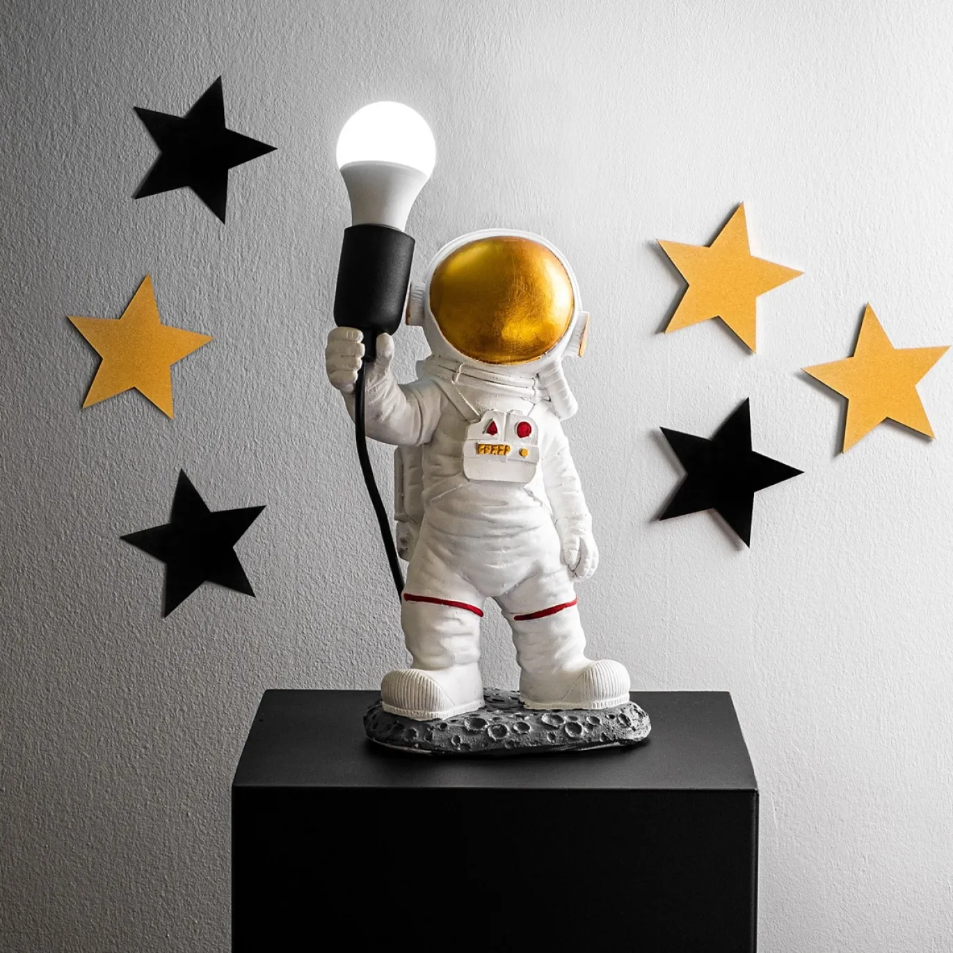 Tafellamp Astronaut Wit/Goud