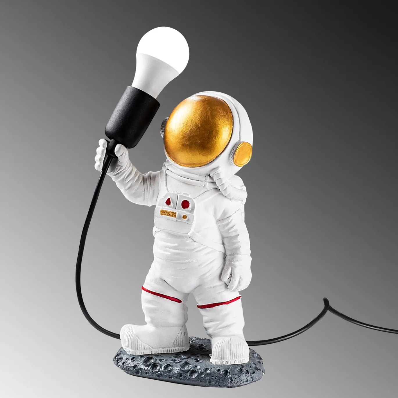 Tafellamp Astronaut Wit/Goud