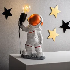 Tafellamp Astronaut Wit/Koper