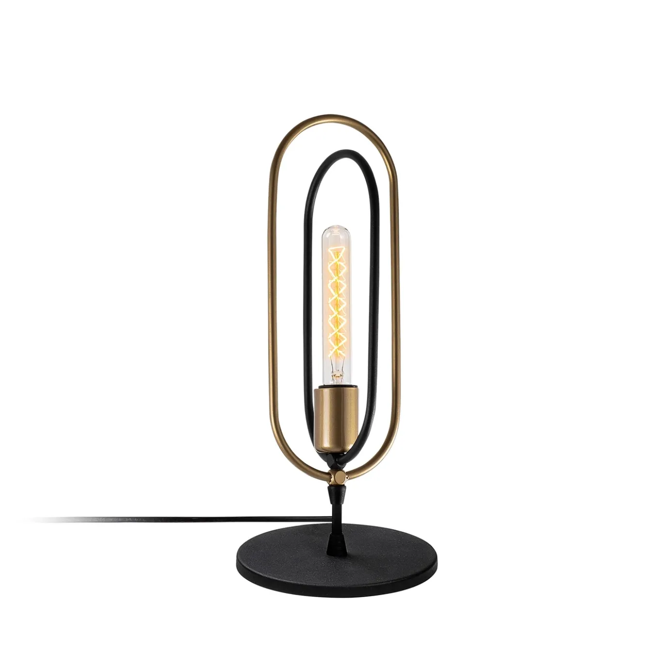 Tafellamp Cerco Zwart/Goud