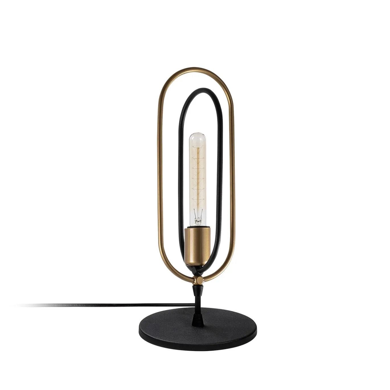 Tafellamp Cerco Zwart/Goud