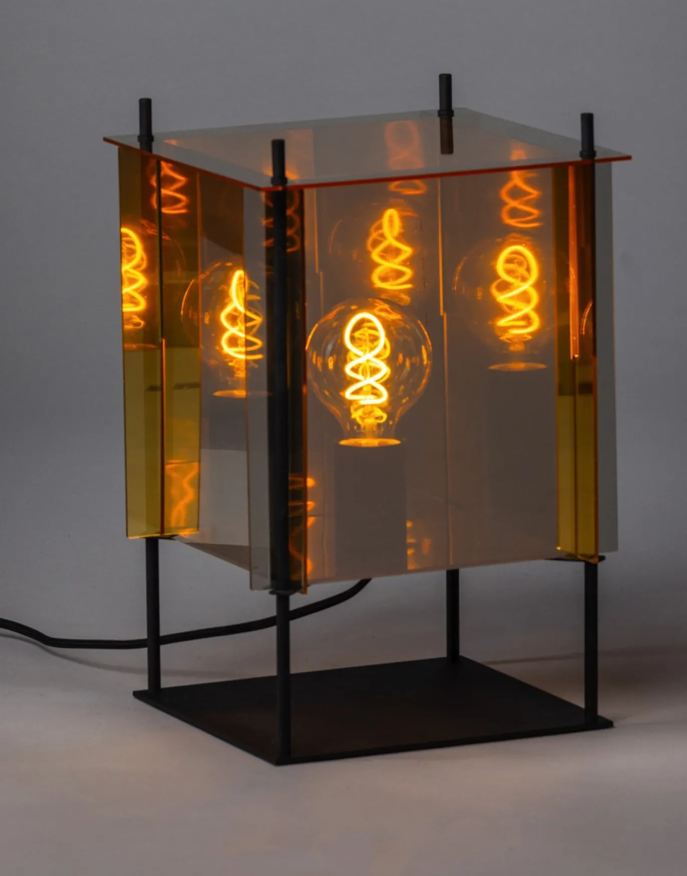 Tafellamp Cube Low Goud - Giga Meubel