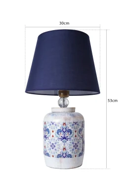 Tafellamp Duzce Blauw