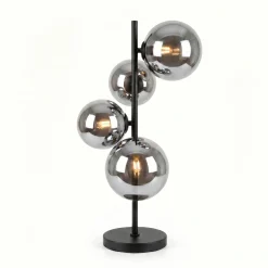 Tafellamp Finn 4-Lichts Smoke Glas - Giga Meubel