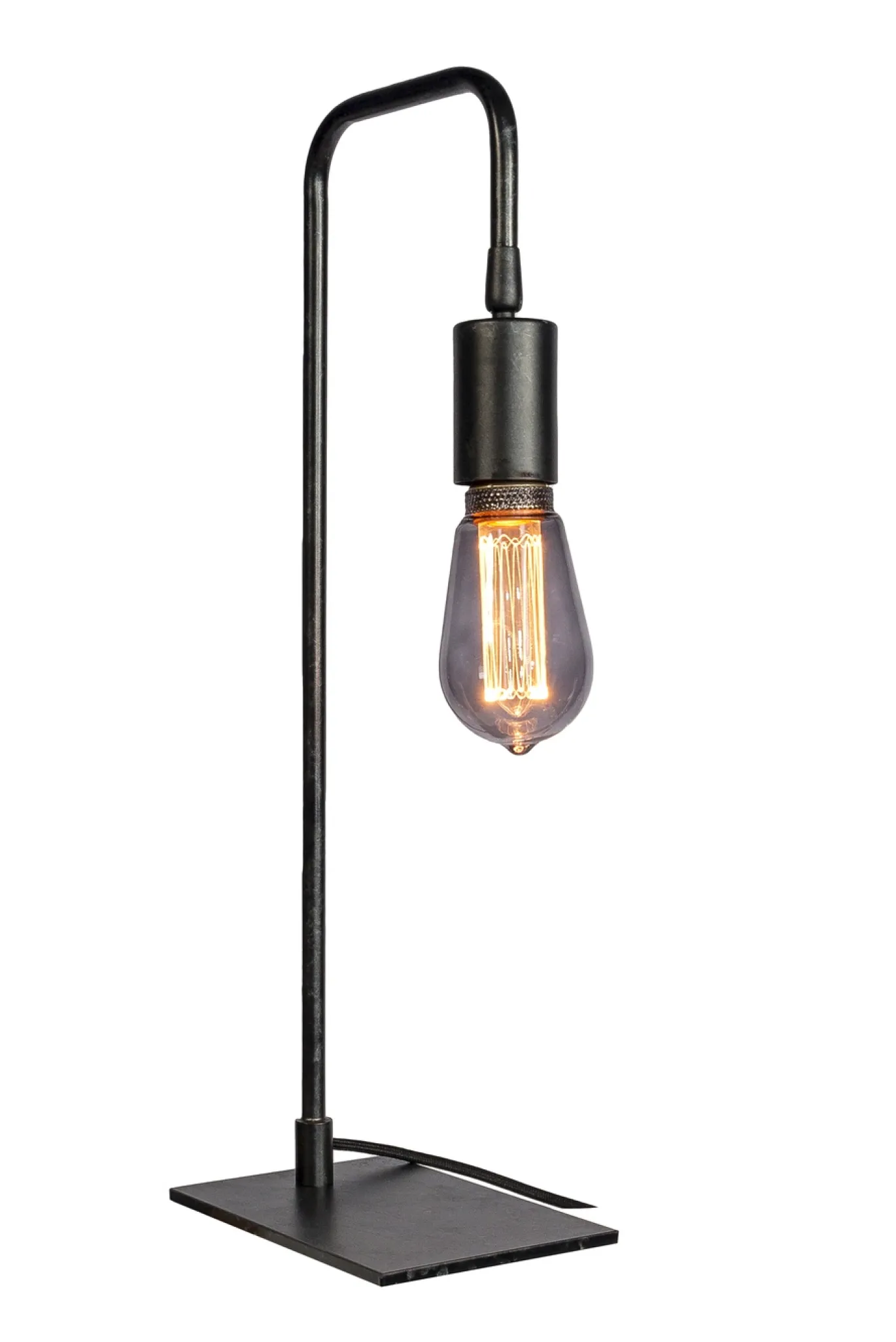 Tafellamp Kevin 1-lichts Gun Metal - Giga Meubel