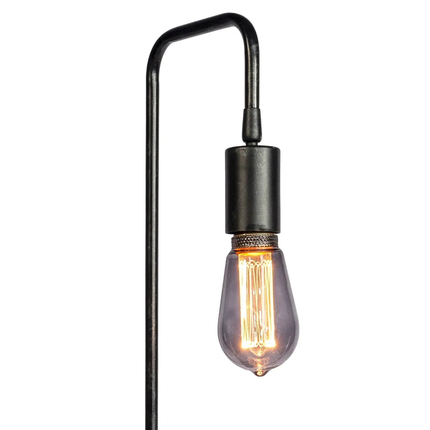 Tafellamp Kevin 1-lichts Gun Metal - Giga Meubel