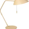 Tafellamp Lotte Beige Trekschakelaar 57cm - Giga Meubel