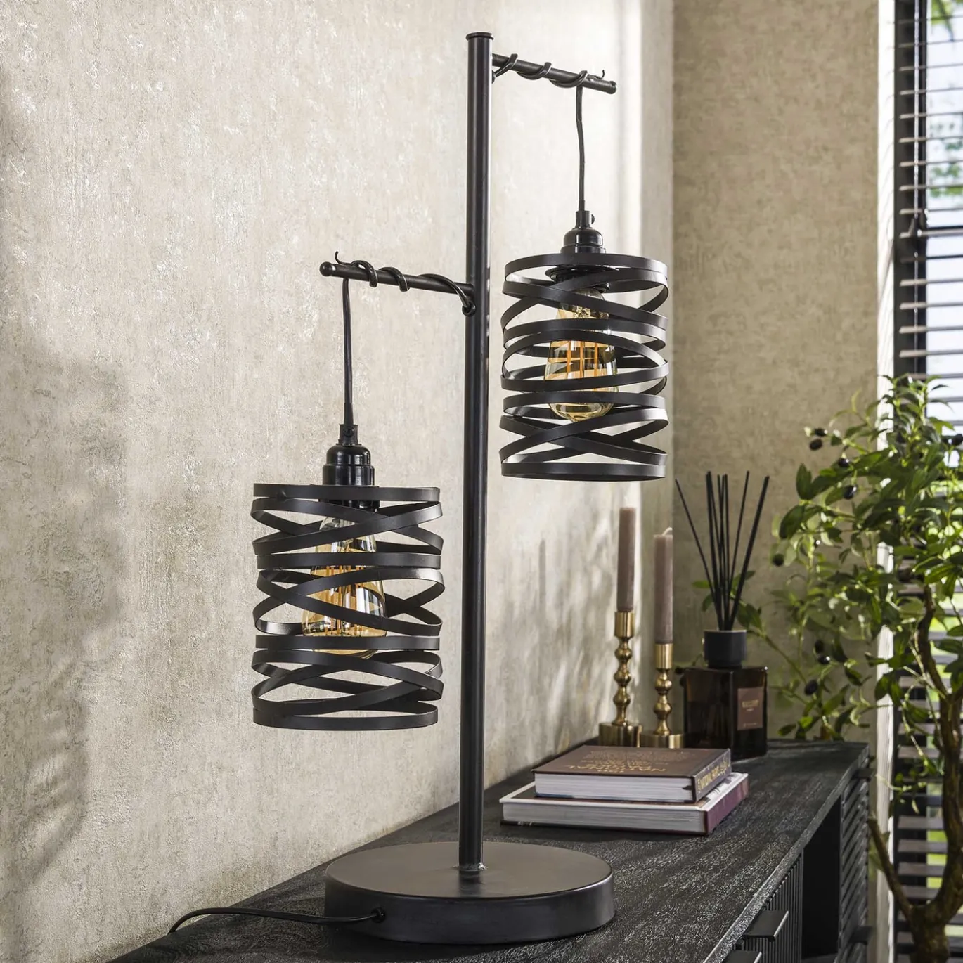 Tafellamp 2L Spindle