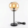 Tafellamp Mats 1-Lichts Amber Glas - Giga Meubel