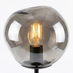 Tafellamp Mats 1-Lichts Smoke Glas - Giga Meubel