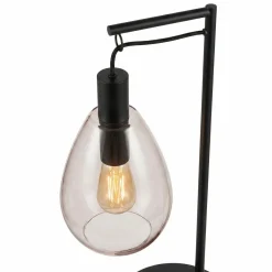 Tafellamp Maud 1-Lichts Smoke Glas - Giga Meubel