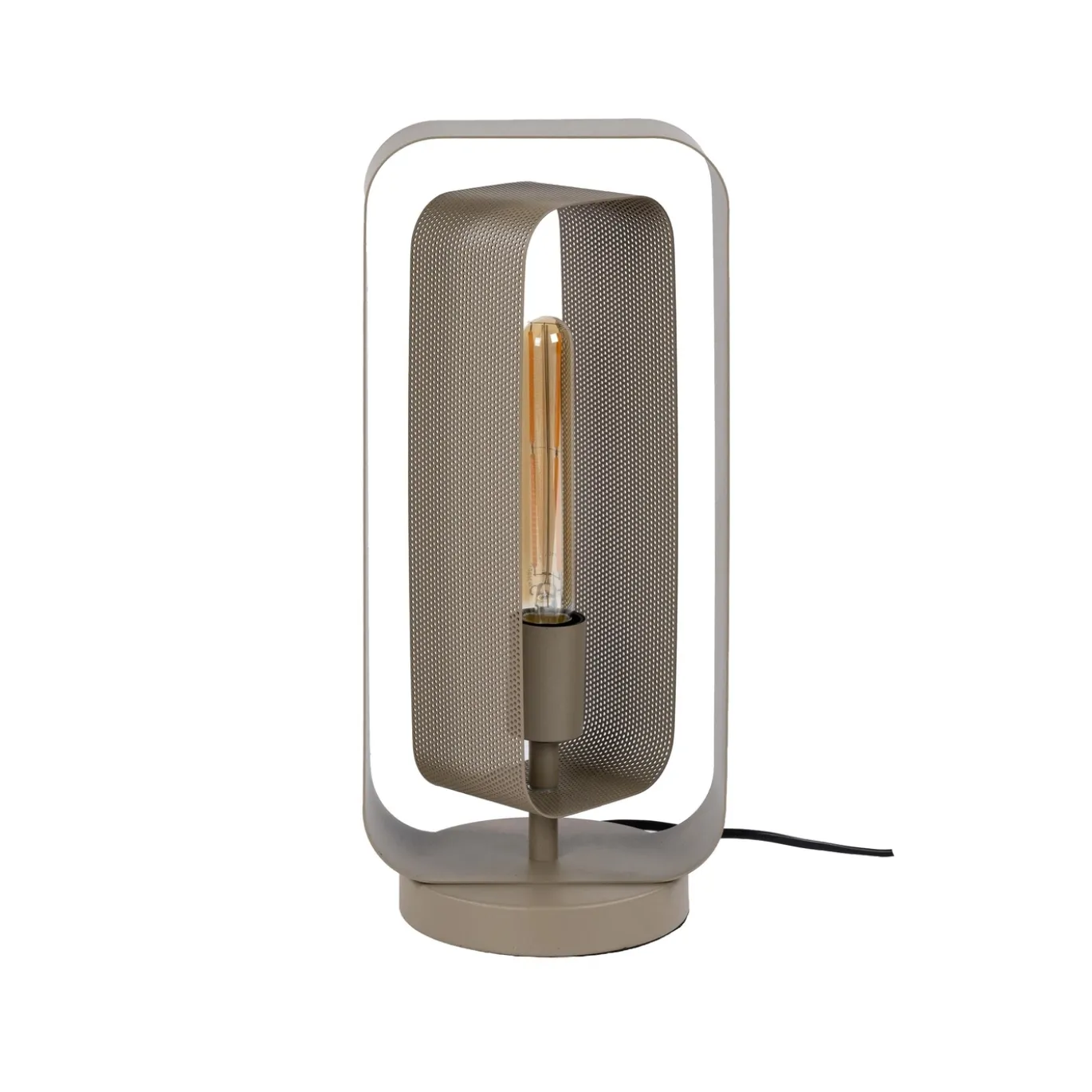 Tafellamp Mesh Rotate 1-Lichts Beige - Giga Meubel