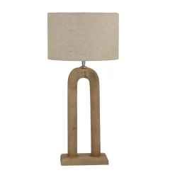 Tafellamp Micky Naturel 80cm - Giga Meubel