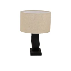 Tafellamp Savio Zwart 40cm - Giga Meubel