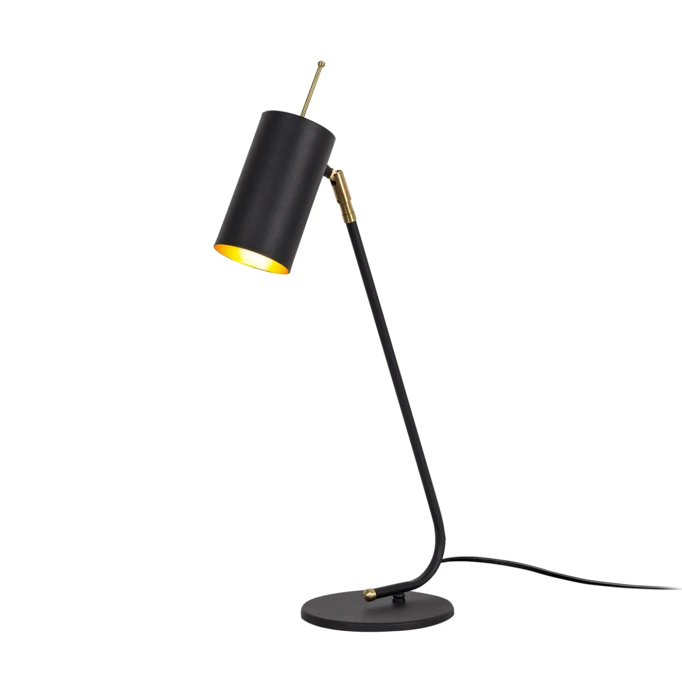 Tafellamp Sivani Slick Zwart