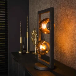 Tafellamp Stellar 2-Lichts Glas - Giga Meubel