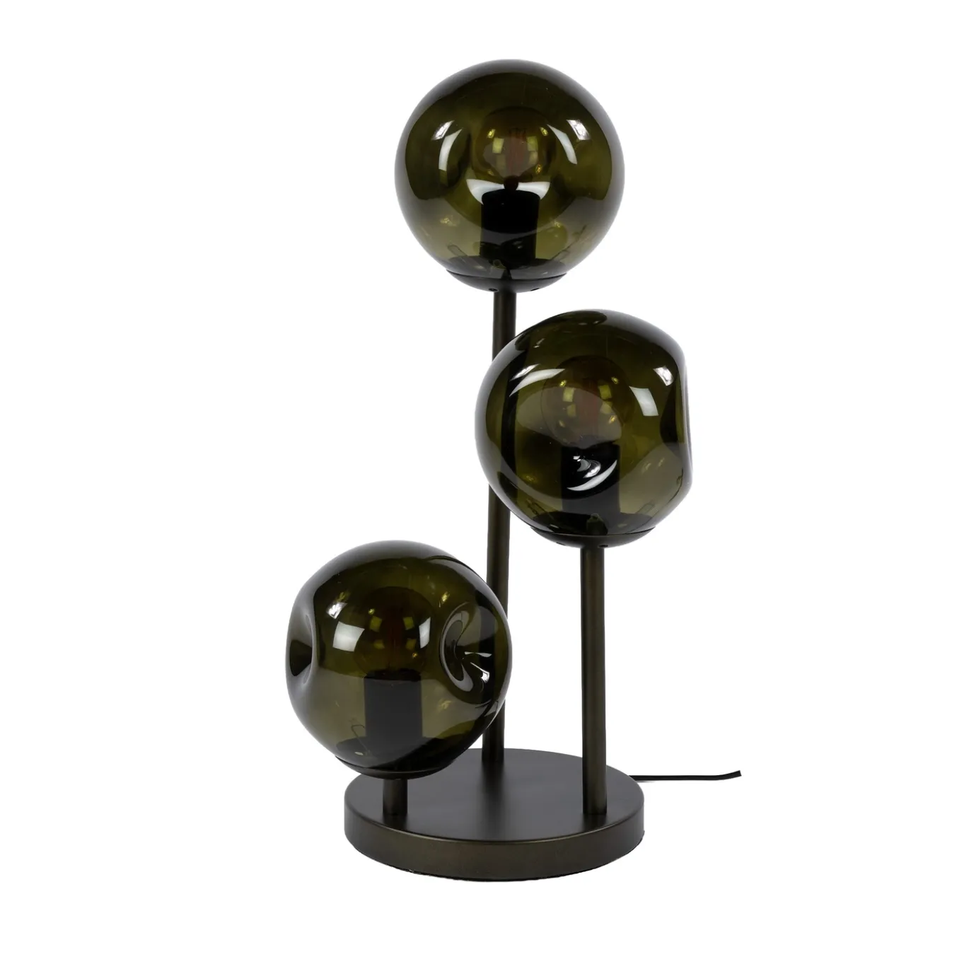 Tafellamp Stellar 3-Lichts Sienna Bruin - Giga Meubel