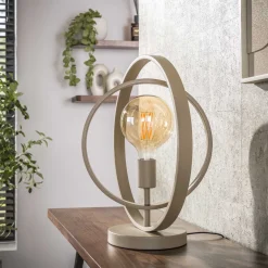 Tafellamp Turn Around 1-lichts Beige - Giga Meubel