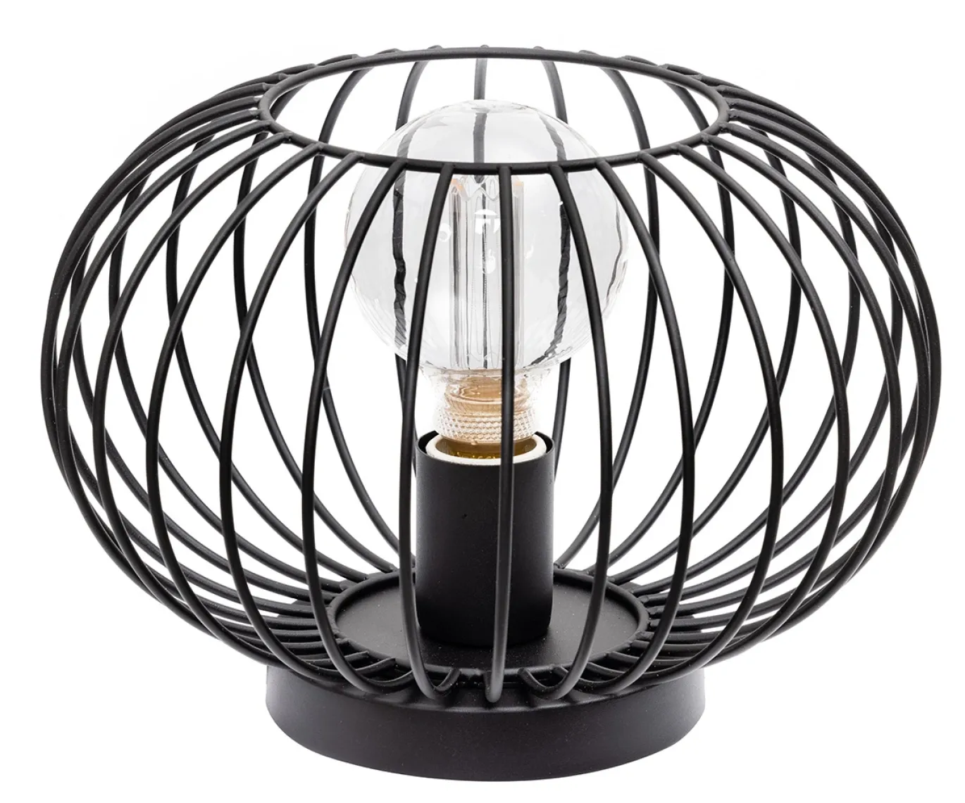 Tafellamp Wire 2.0 Zwart Ø30cm - Giga Meubel